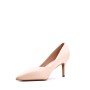 Women's faux leather heeled pumps