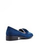 Medium heel pumps in imitation leather for women