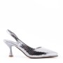 Escarpins talon moyen en simili cuir pour femme