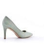 Women's faux leather heeled pumps