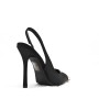 Women's faux leather heeled pumps