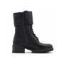 Ankle boot in mixed materials For fall and winter