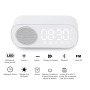 ALTAVOZ DESPERTADOR BLUETOOTH - BLANCO