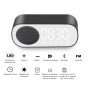 ALTAVOZ DESPERTADOR BLUETOOTH - BLANCO