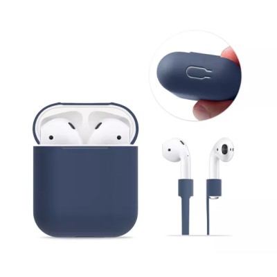 ÉTUI ET CRAVATE POUR AIRPODS EN SILICONE