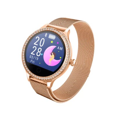 MONTRE FEMME CONNECTÉE BLUETOOTH FASHION AVEC DIAMANT