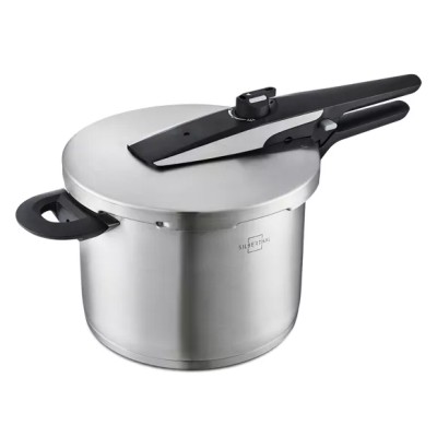 Autocuiseur à induction 6 litres - Avec 2 inserts vapeur - Inox