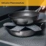 24 cm frying pan - stainless steel - induction - coated