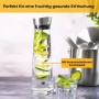 Water carafe with skewer for fruit or vegetables - 1 liter