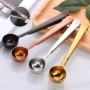 New! Stainless steel coffee spoon with bag clip