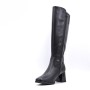 Faux leather boot