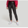 LEATHER-EFFECT TROUSERS