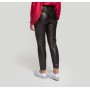 LEATHER-EFFECT TROUSERS