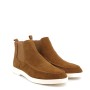 Suede ankle boot