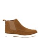 Suede ankle boot