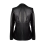 Chaqueta tipo blazer de piel para mujer Zerimar | Chaqueta elegante