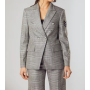 BLAZER À CARREAUX LUREX | GRIS