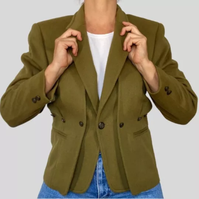 Blazer vintage en laine