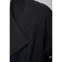 Rhea black jacquard jersey blazer jacket