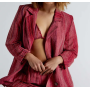 Blazer de tejido de rayas color fucsia TCN - LINE806V23