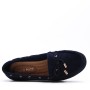 Suede wedge shoe for women