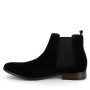 Faux leather ankle boot