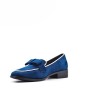 Medium heel pumps in imitation leather for women