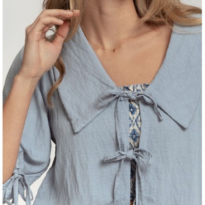 MASSIMA GRAZIA BLOUSE WITH BOWS