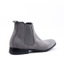 Faux leather ankle boot