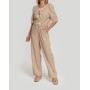 LINEN BLOUSE AND FULL TROUSERS