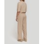 LINEN BLOUSE AND FULL TROUSERS